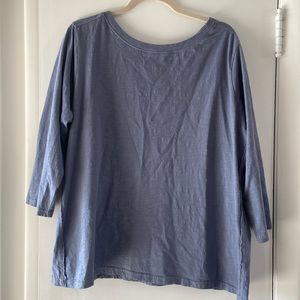 PACT relaxed slub boatneck top